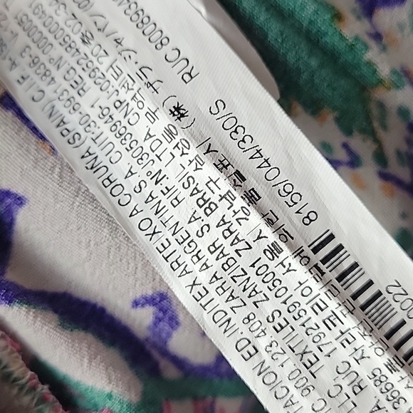 ZARA printed flared pants Boho 8156/044 - Picture 6 of 9